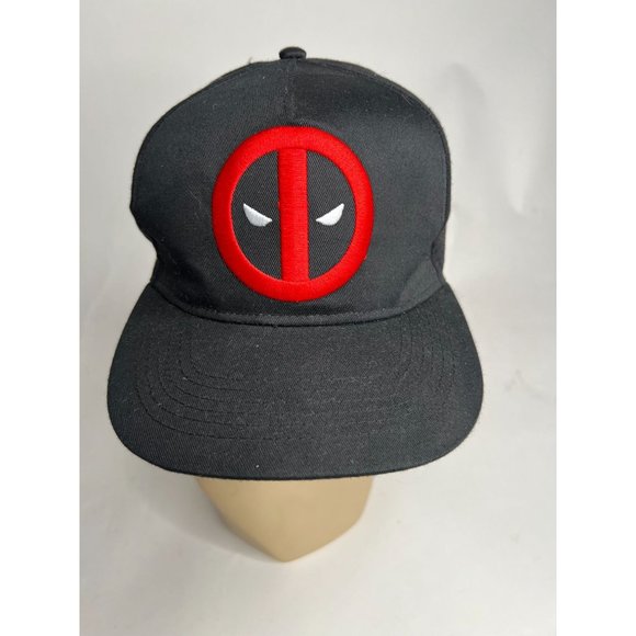 Marvel Dead Pool Cap  OS Adjustable Black - Picture 1 of 14